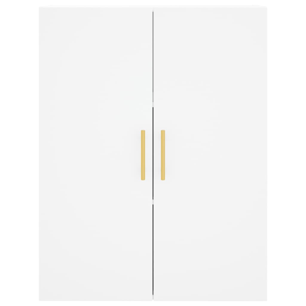 Highboard White 69.5x34x180 cm Engineered Wood